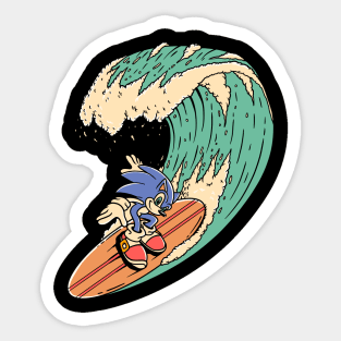 Sonic Surfboarding Sticker